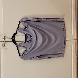 LN Express long sleeve top with open shoulders